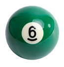 billiard ball 6