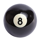 billiard ball 8