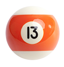 pool ball 13