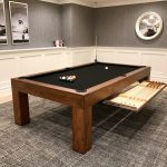 Parson's Custom Pool Table with Cue Drawer