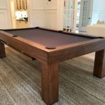 custom wooden pool table